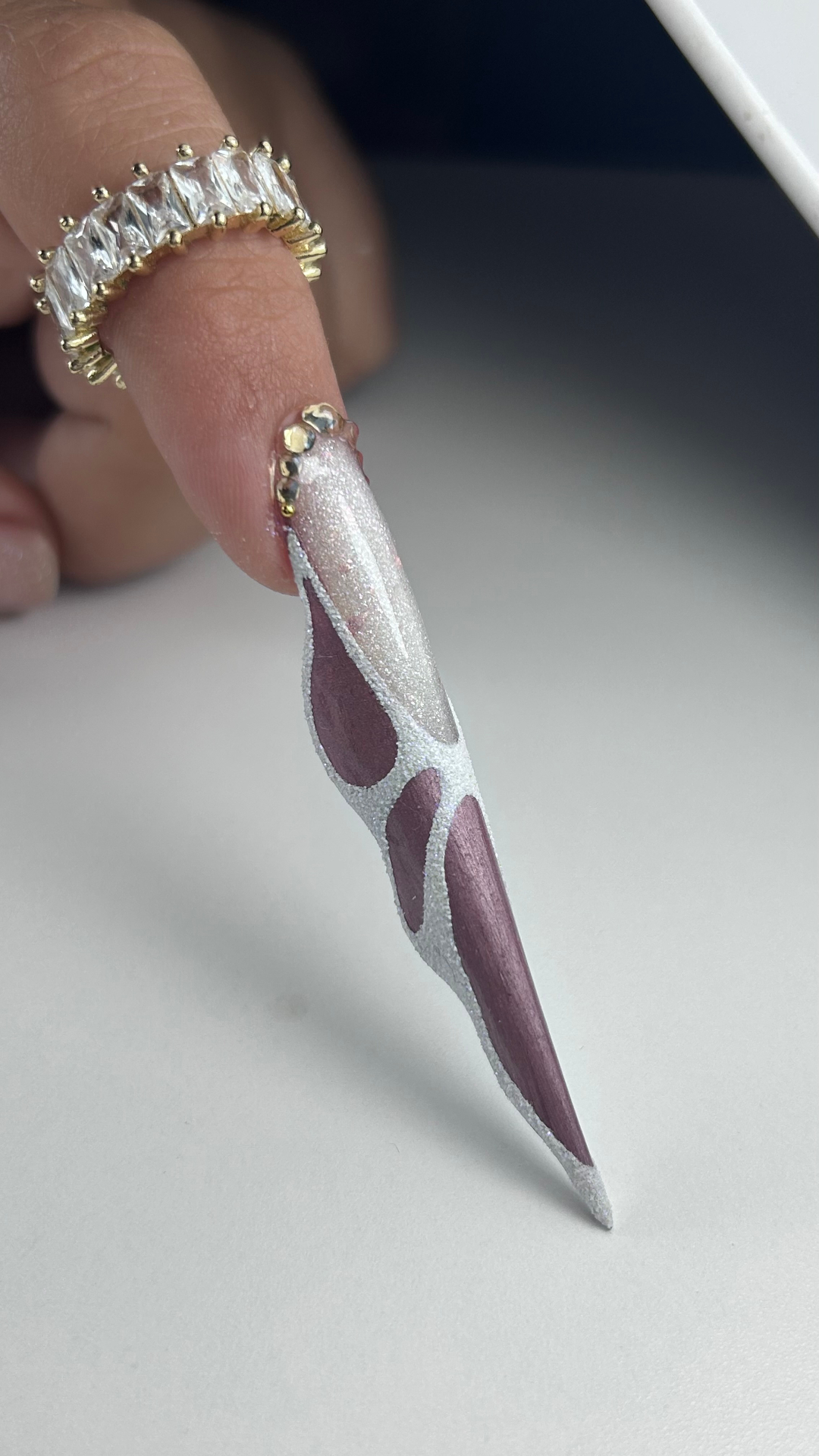 Unha stiletto extra longa — Hit Nails Academy Olaias